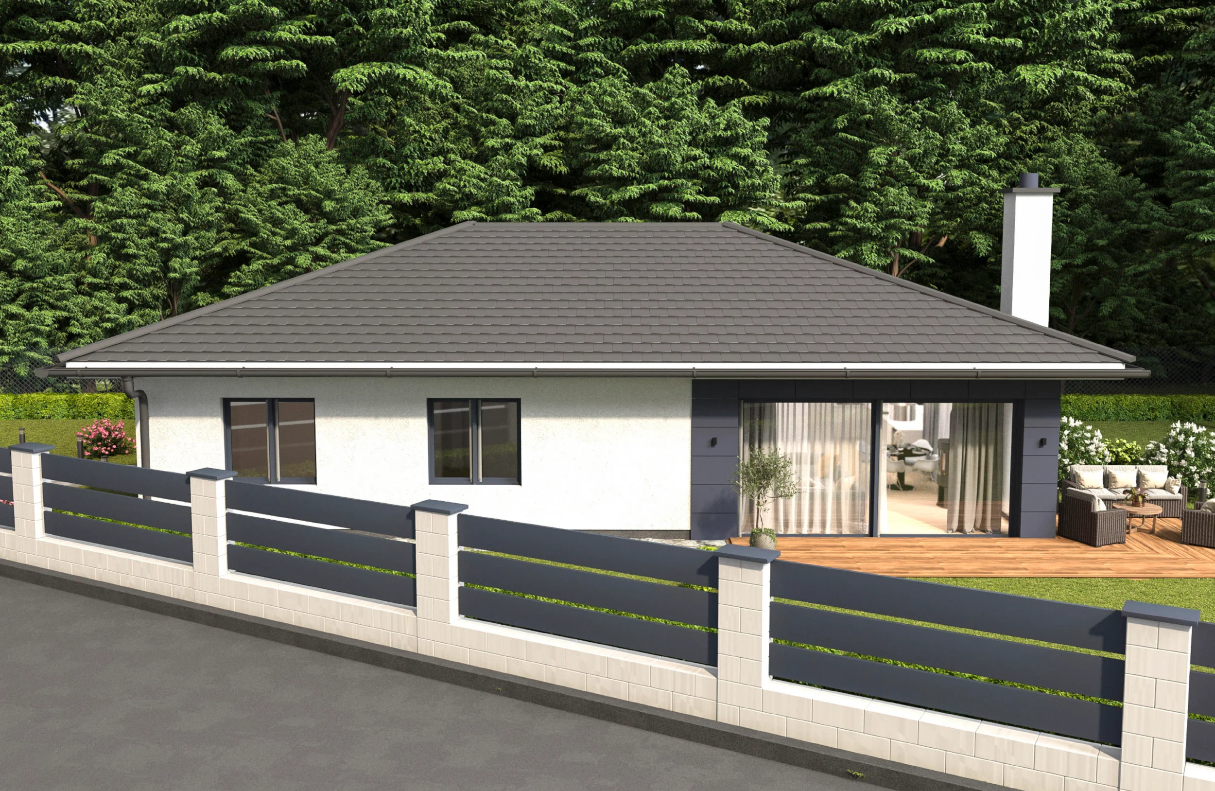 Bungalov 4+kk se zahradou, Myslín